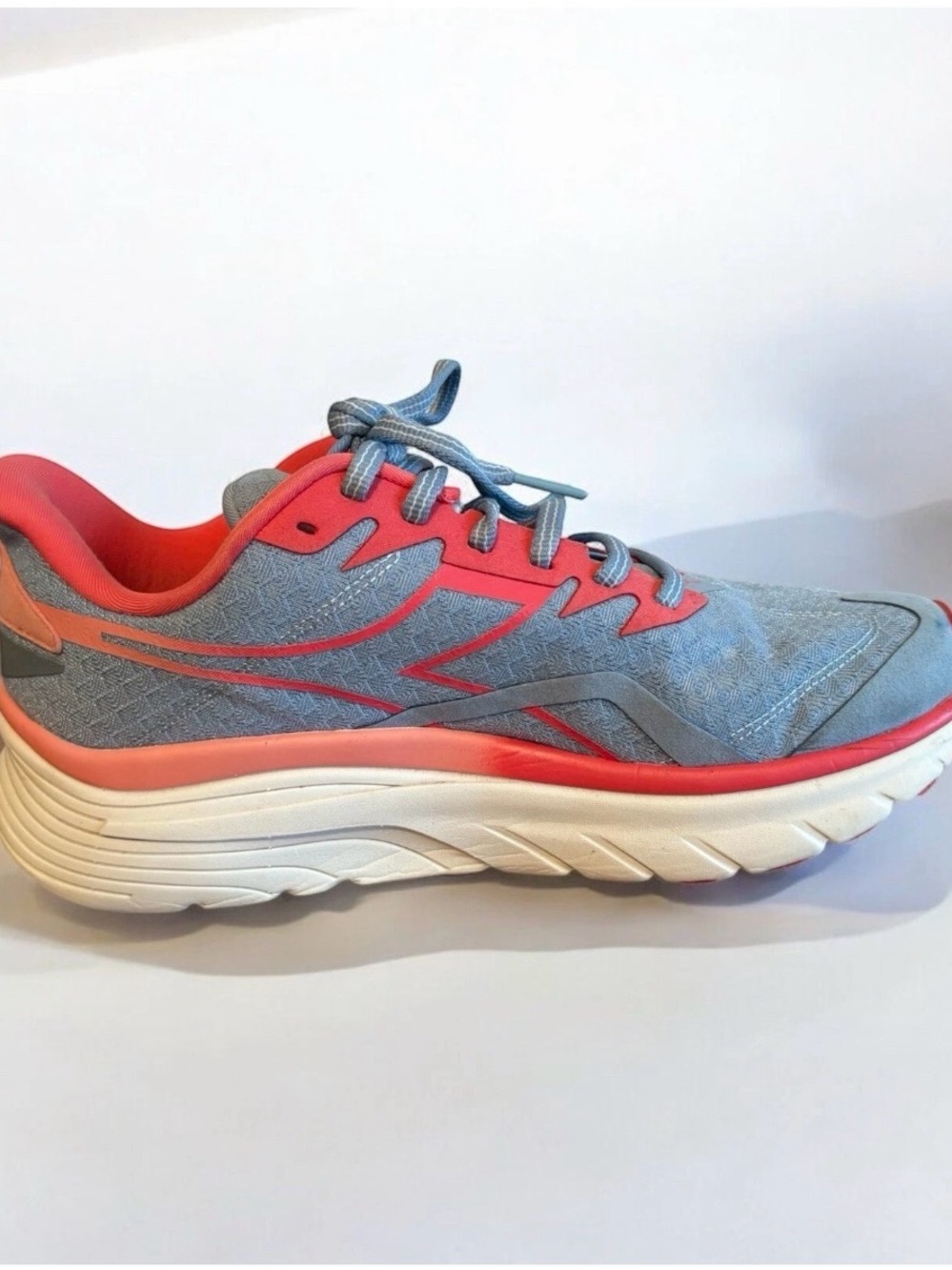 Diadora Equipe Nucleo Women’s Running Shoes Gray Coral Orange Size 8